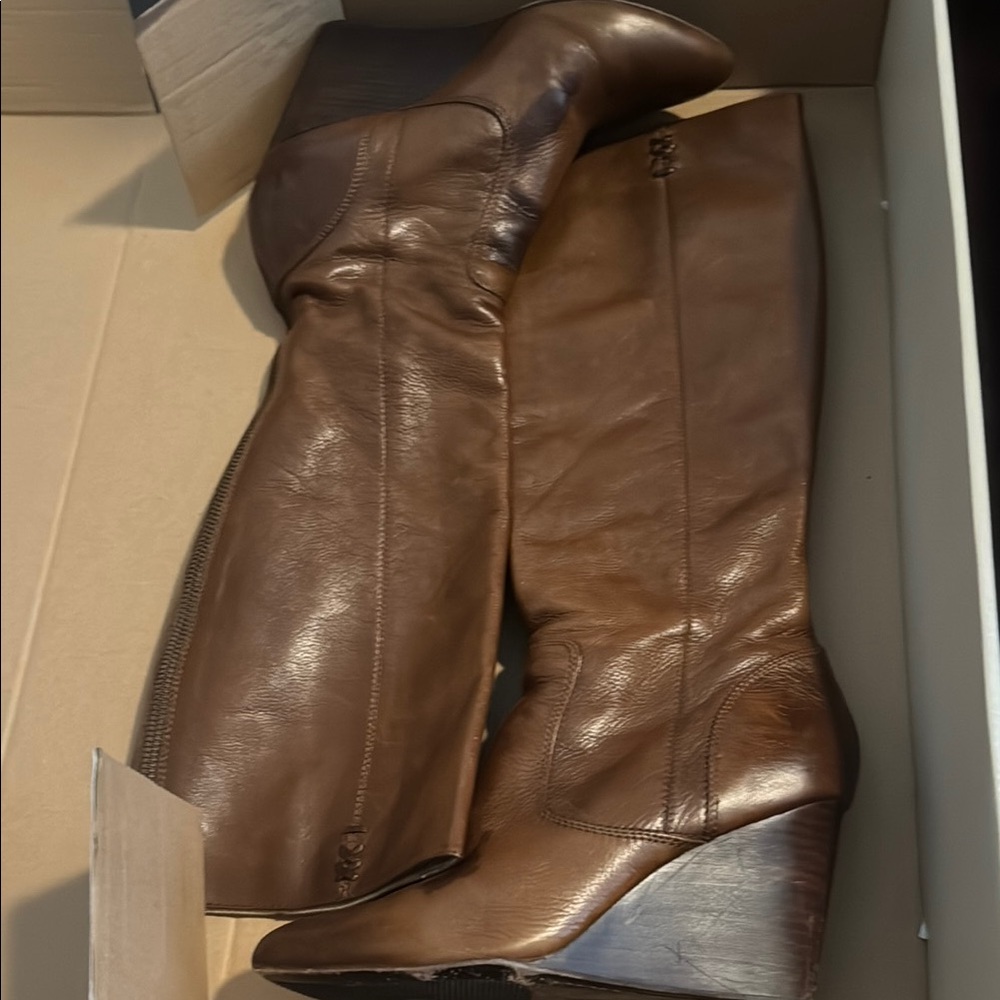 Frye Brown Heeled Boots for Women